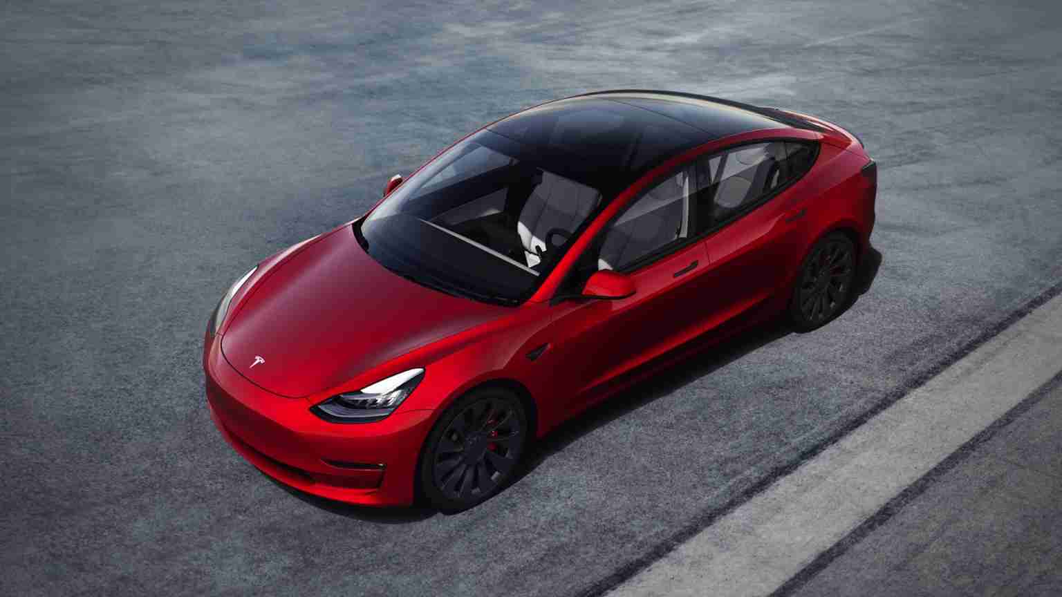 New Tesla Model 3 Long Range RWD