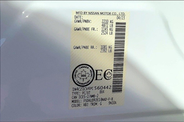 Nissan Leaf Dimensions