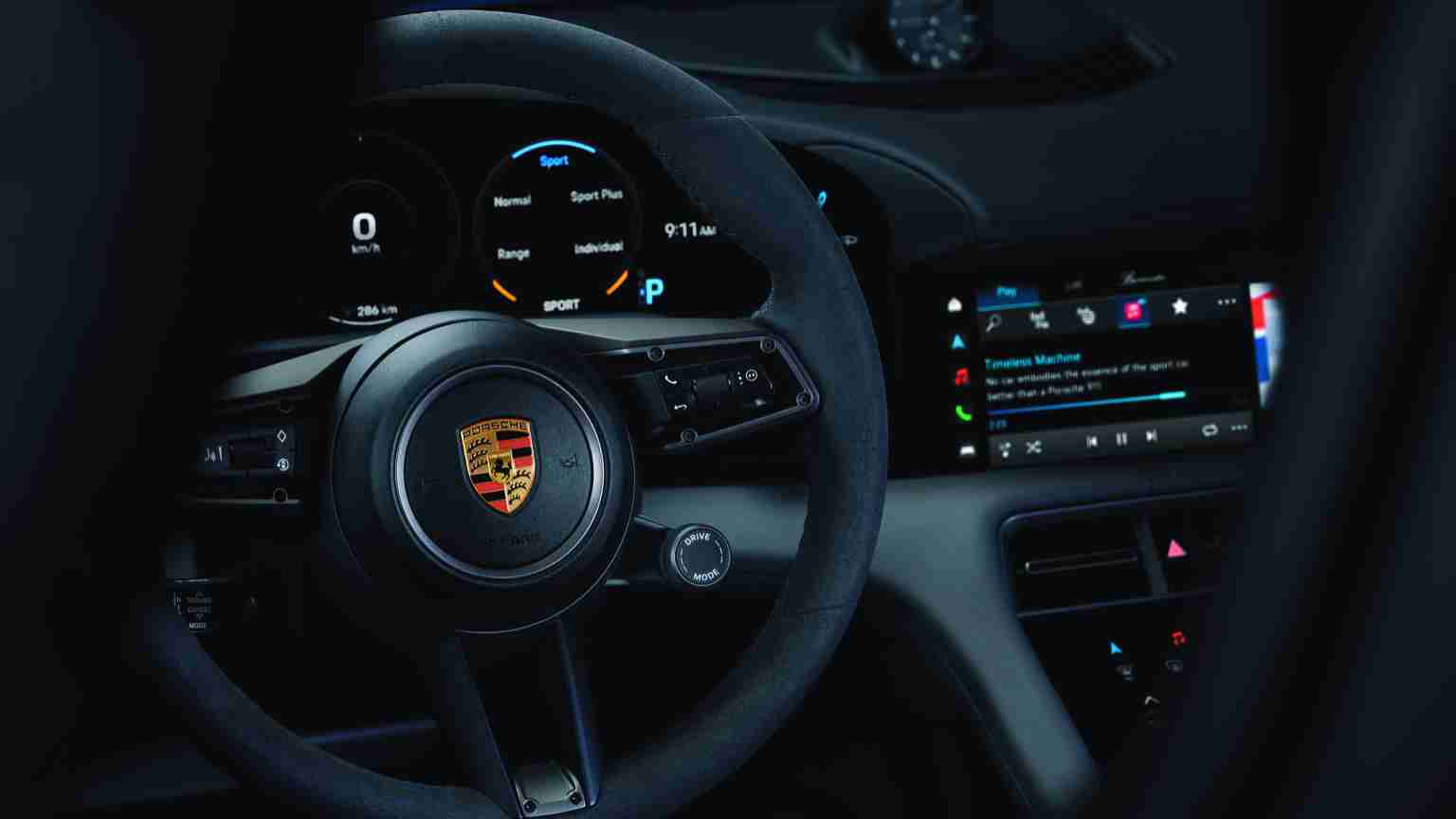 Porsche Taycan 4S Sport Turismo EV Car